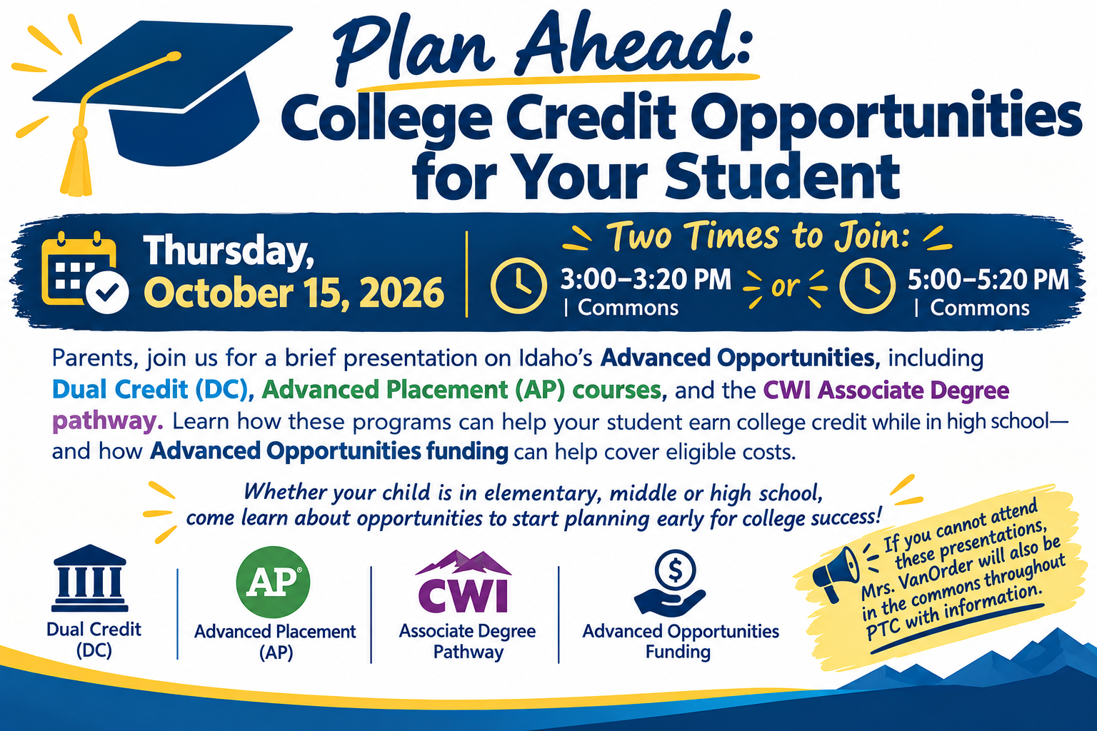 College Credit Opportunity